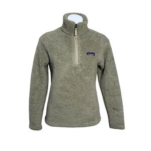 Patagonia Los Gatos 1/4 zip teddy bear fleece top jacket Gorpcore  size small